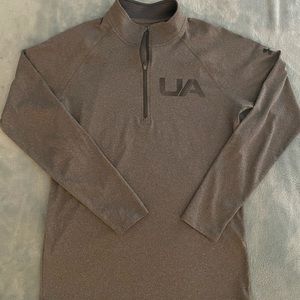 Under Armour 1/4 zip pull over ls, Sz Sm/P